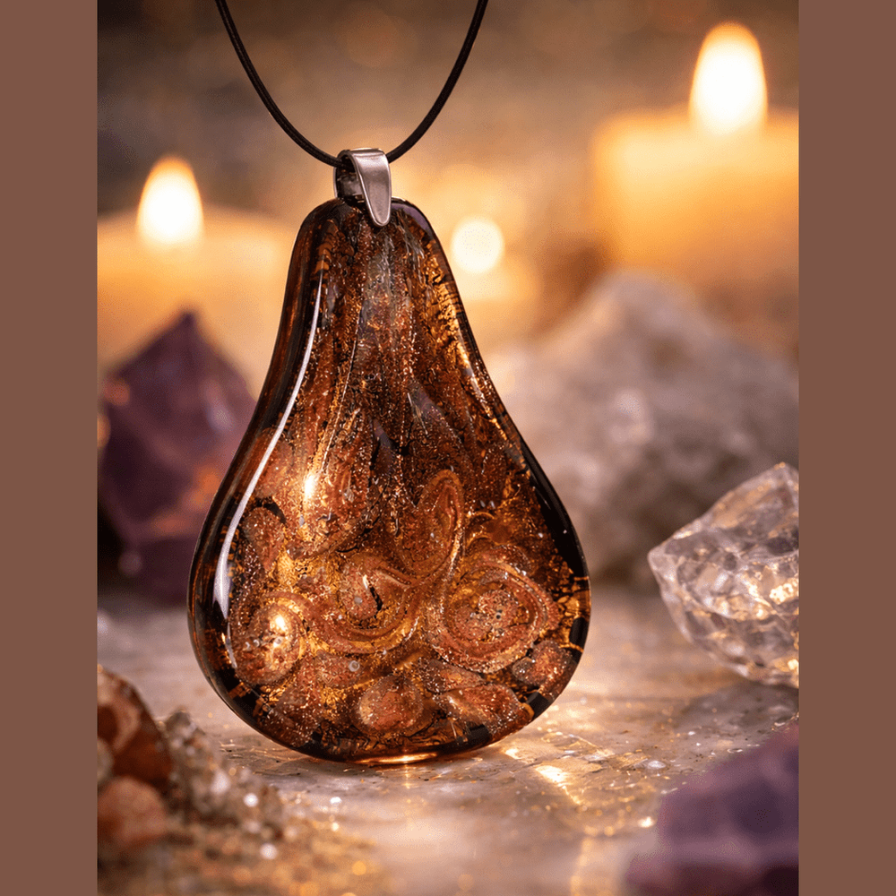 Custodia Aurea - Talismano in Vetro di Murano rjthw8-is