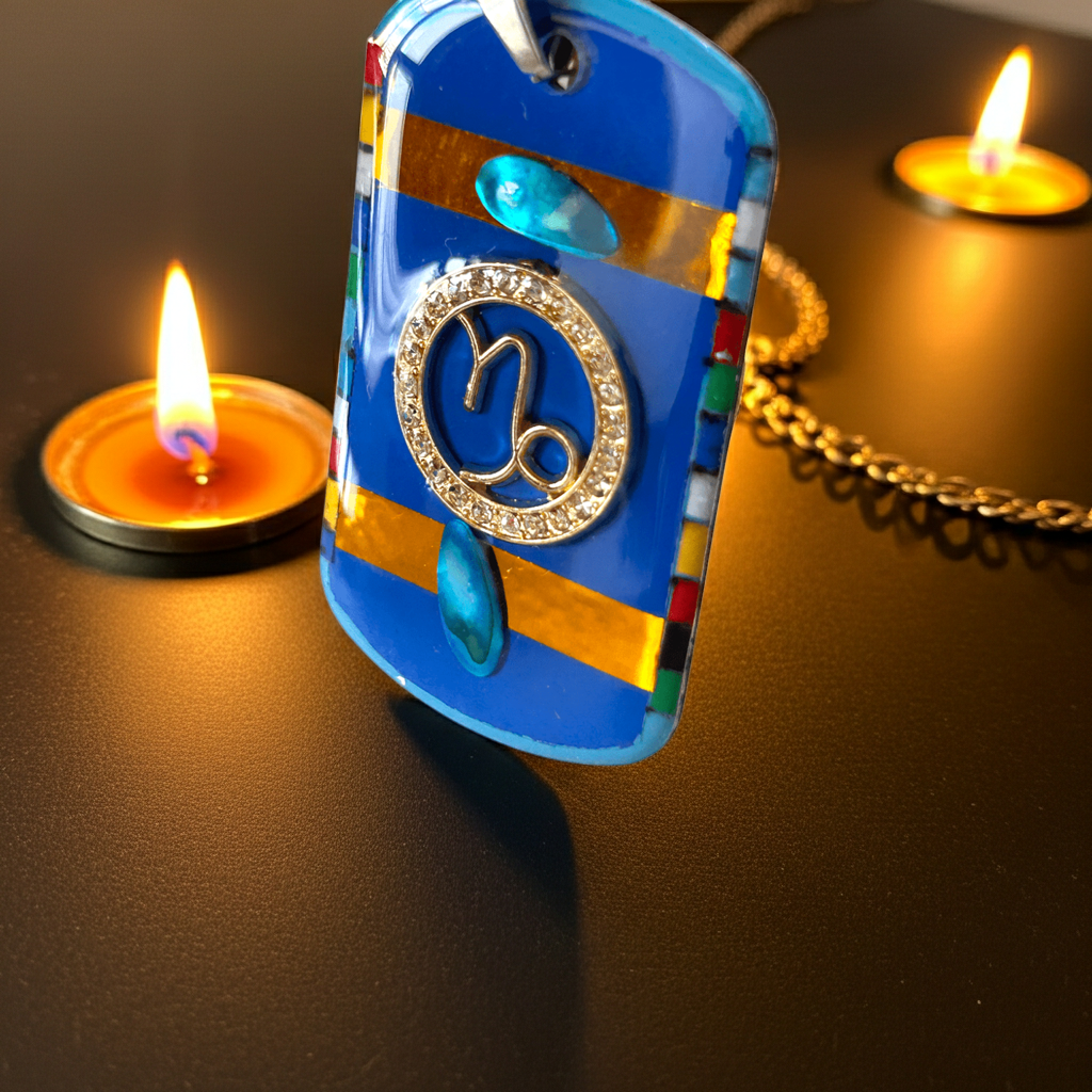 Capricorno - Il segno della costanza | Pendente zodiacale artigianale