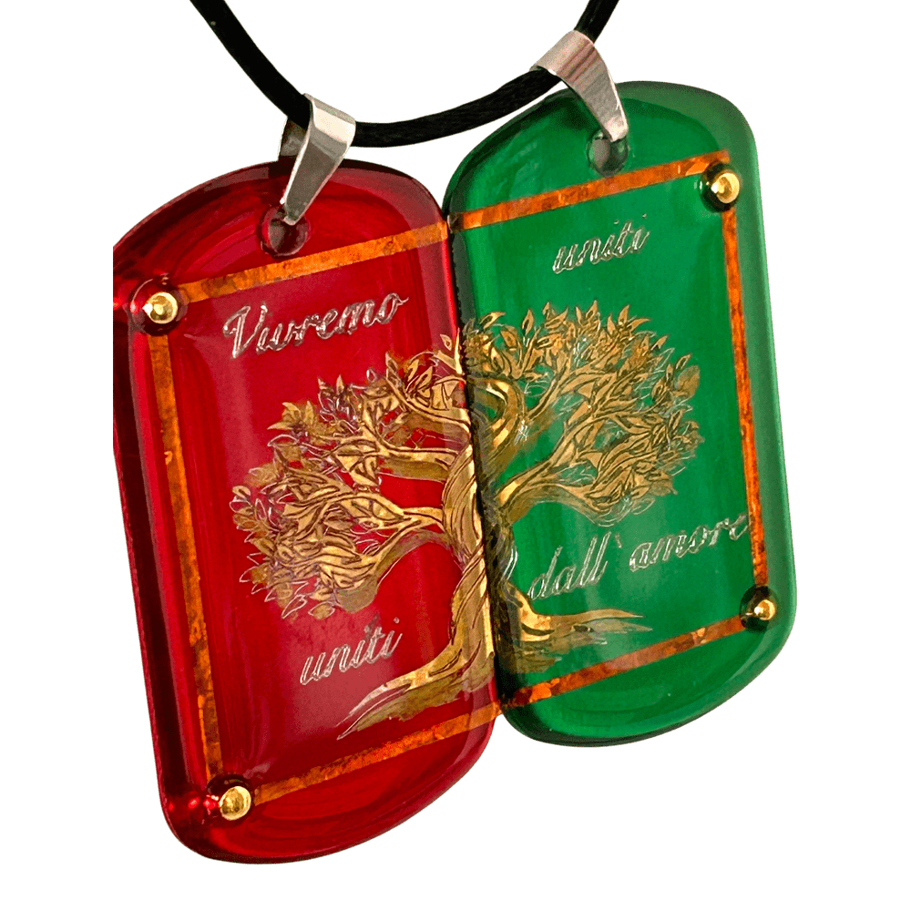 Set di Pendenti Artigianali "Albero della Vita Condivisa" – Personalizzabili | Gioiello Simbolo Unione rjthw8-is