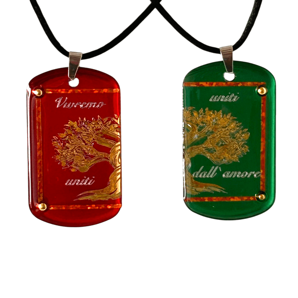 Set di Pendenti Artigianali "Albero della Vita Condivisa" – Personalizzabili | Gioiello Simbolo Unione rjthw8-is