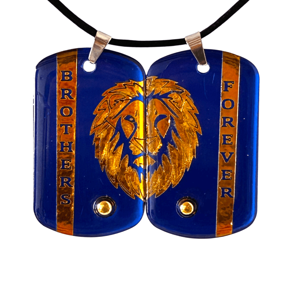 Pendenti Complementari Leone - Fratelli di Anima | Set Doppio Personalizzabile rjthw8-is