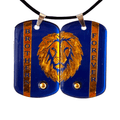 Pendenti Complementari Leone - Fratelli di Anima | Set Doppio Personalizzabile rjthw8-is