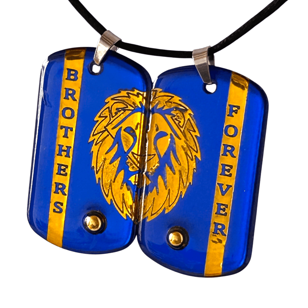 Pendenti Complementari Leone - Fratelli di Anima | Set Doppio Personalizzabile rjthw8-is