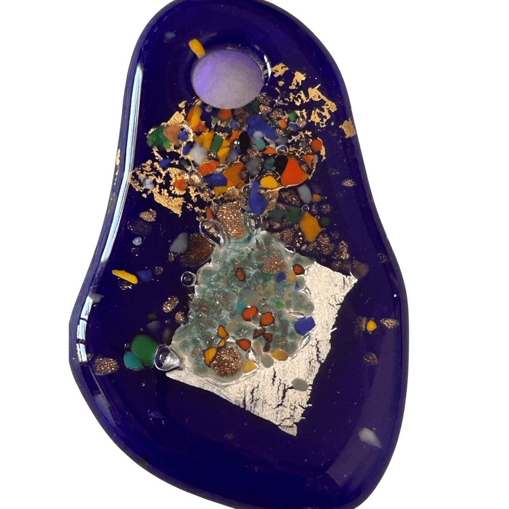 Cuore Aurico della Sintesi - Talismano in Vetro di Murano rjthw8-is