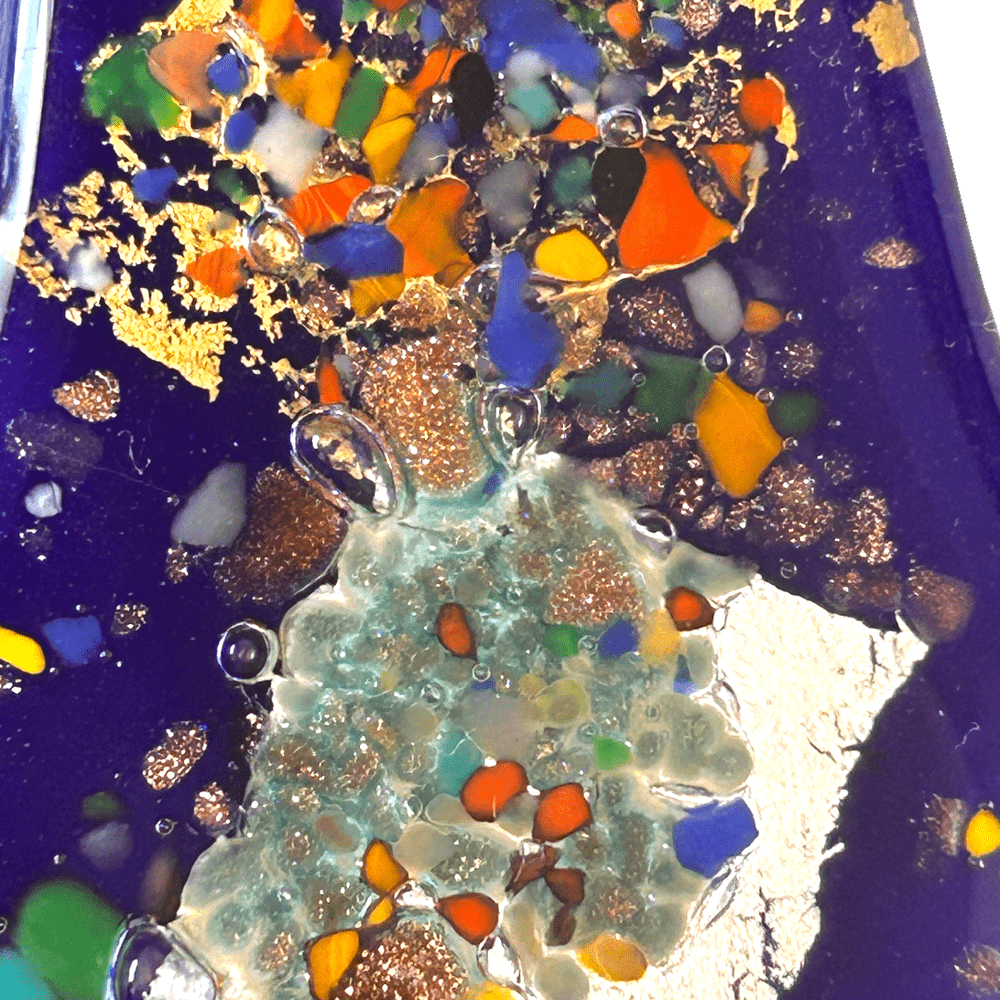 Cuore Aurico della Sintesi - Talismano in Vetro di Murano rjthw8-is