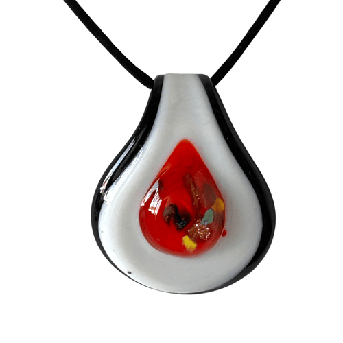 Cuore di Fuoco - Talismano in Vetro di Murano rjthw8-is