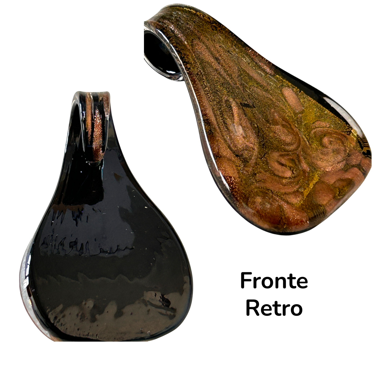 Custodia Aurea - Talismano in Vetro di Murano