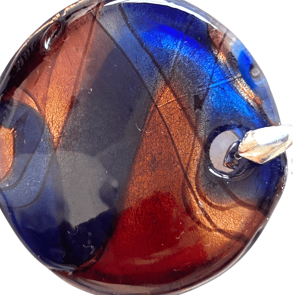 Disco della Doppia Armonia - Talismano in Vetro di Murano rjthw8-is