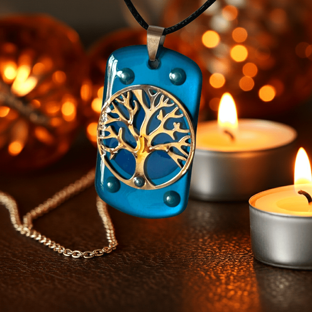 Pendente Albero della Vita - Talismano con incisione rjthw8-is