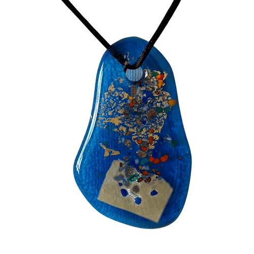 Goccia Azzurra delle Murine - Talismano in Vetro di Murano rjthw8-is