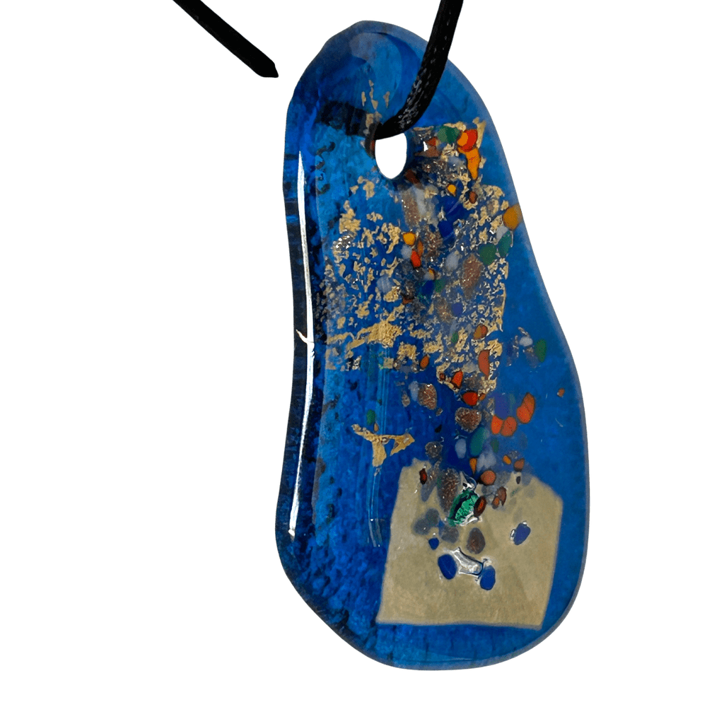 Goccia Azzurra delle Murine - Talismano in Vetro di Murano rjthw8-is