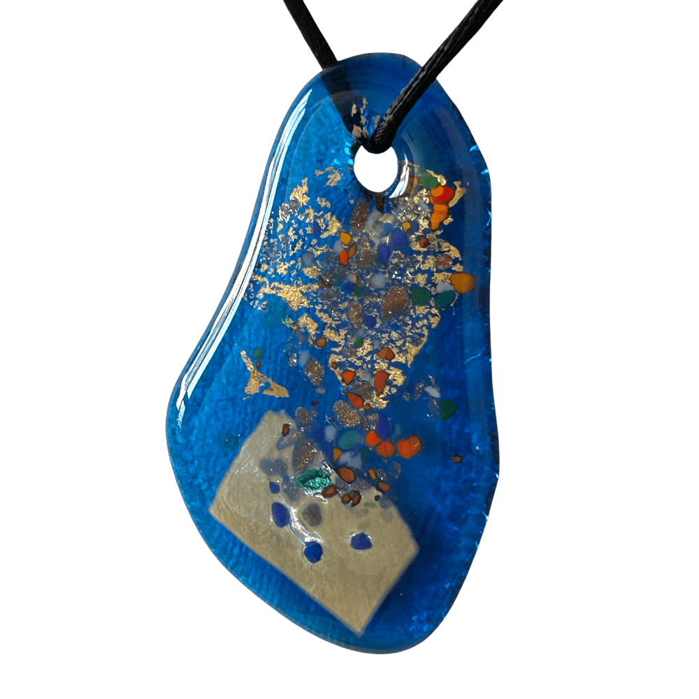 Goccia Azzurra delle Murine - Talismano in Vetro di Murano rjthw8-is