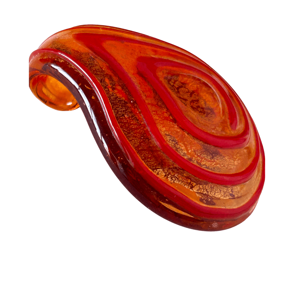 Goccia di Calore Interiore - Talismano in Vetro di Murano rjthw8-is