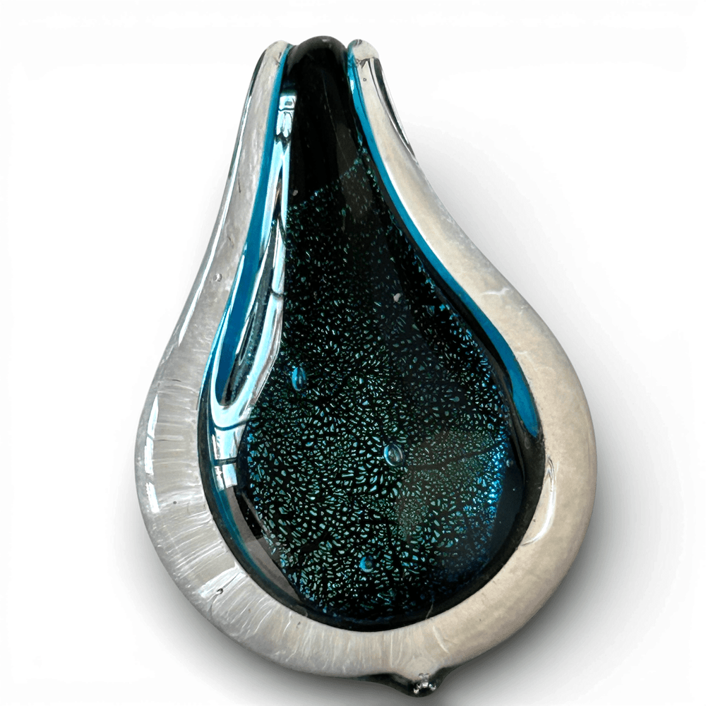 Goccia di Smeraldo Interiore - Talismano in Vetro di Murano rjthw8-is