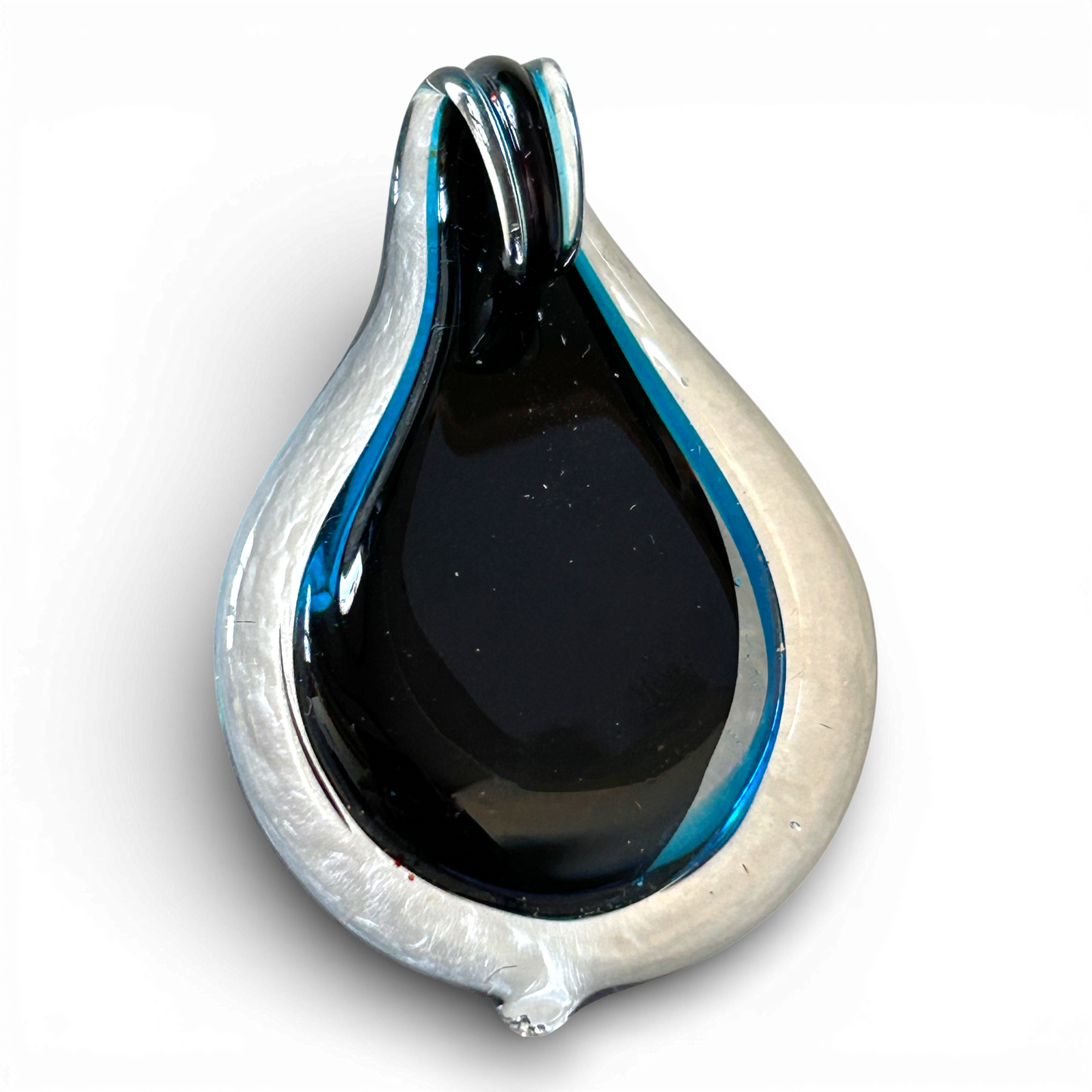 Goccia di Smeraldo Interiore - Talismano in Vetro di Murano