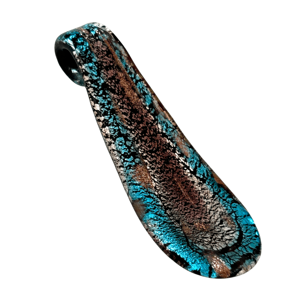 Lama di Connessione Silenziosa - Talismano in Vetro di Murano rjthw8-is