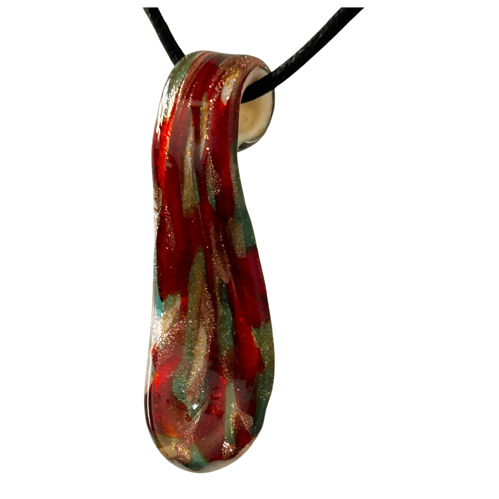Lama del Fuoco Creativo - Talismano in Vetro di Murano rjthw8-is