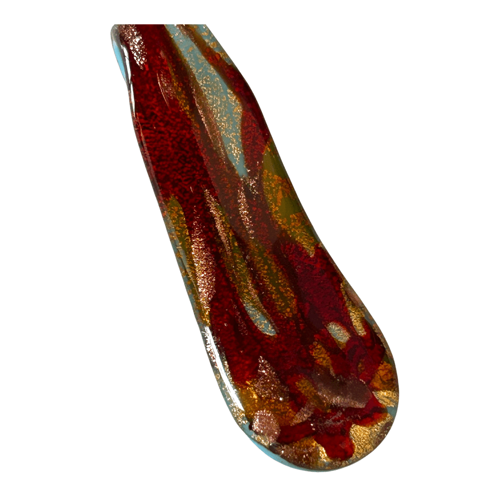 Lama del Fuoco Vivo - Talismano in Vetro di Murano rjthw8-is