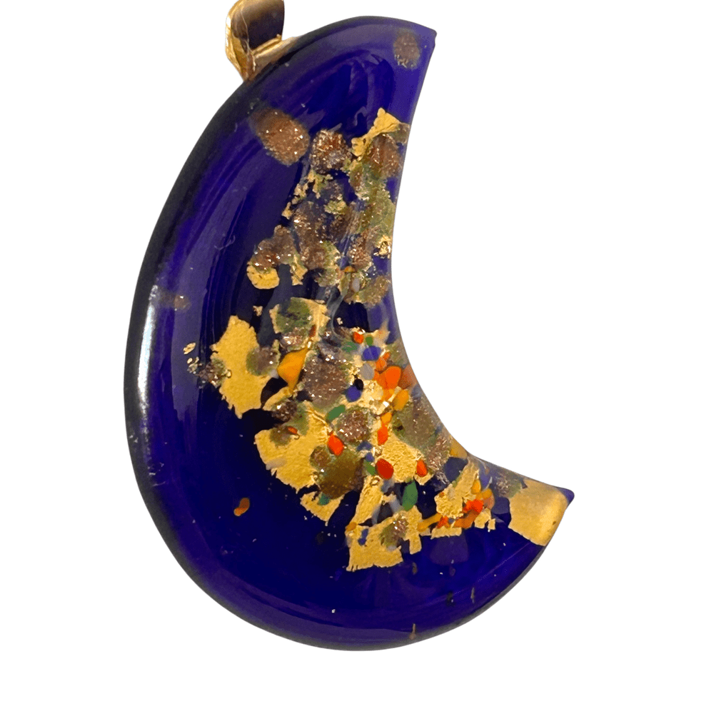 Luna d' Oro Interiore - Talismano in Vetro di Murano rjthw8-is
