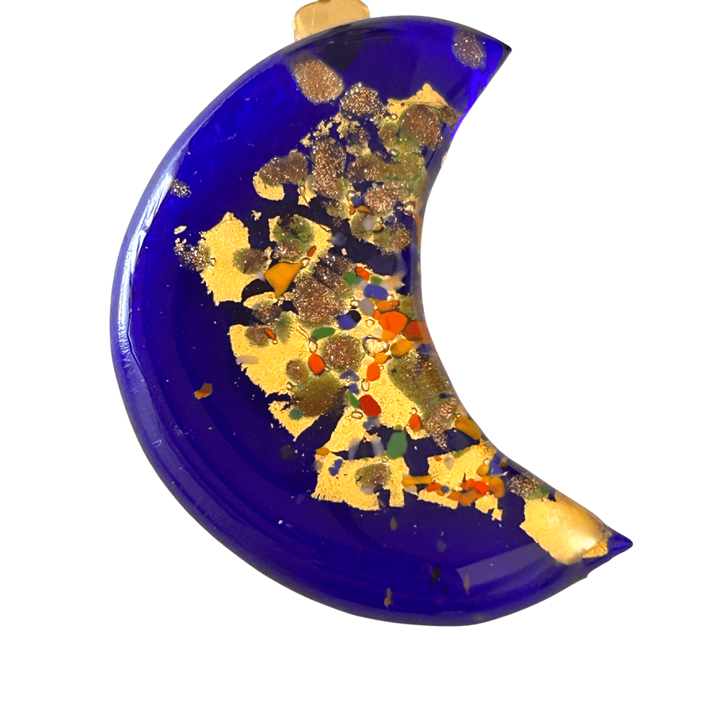 Luna d' Oro Interiore - Talismano in Vetro di Murano rjthw8-is