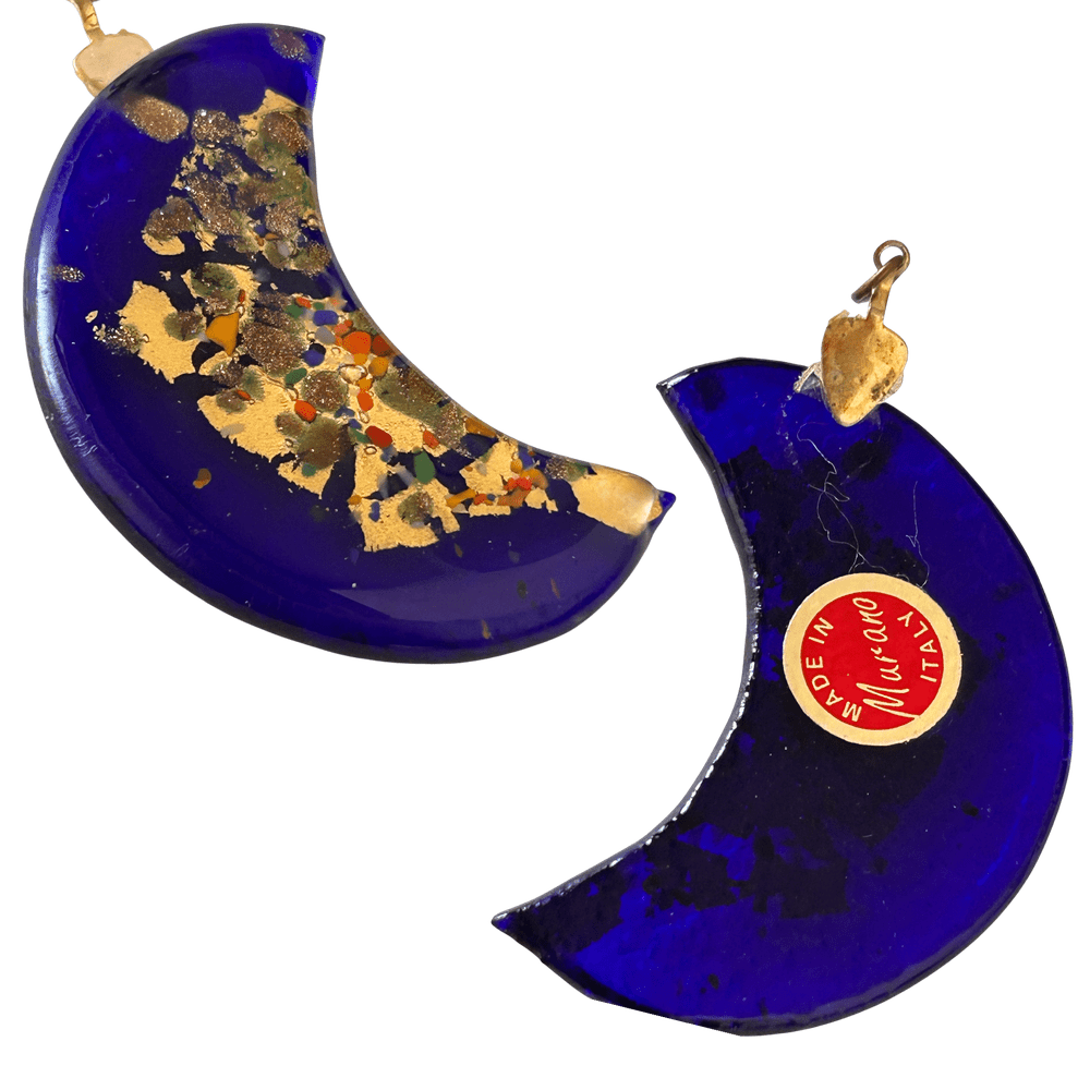 Luna d' Oro Interiore - Talismano in Vetro di Murano rjthw8-is