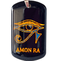 Occhio di Horus Amon Ra - con incisione personalizzata - talismano solare rjthw8-is