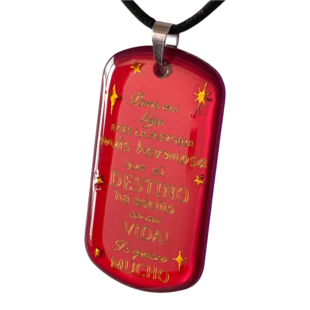 Pendente Messaggio per Figlio o Figlia - con Dedica rjthw8-is