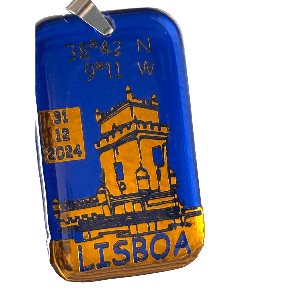 Pendente Coordinate di Vita - Lisbona personalizzabile rjthw8-is