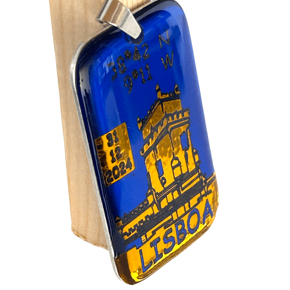 Pendente Coordinate di Vita - Lisbona personalizzabile rjthw8-is