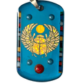 Pendente Egizio Scarabeo solare Khepri - Linea "Blue Nile" - Rinascita rjthw8-is