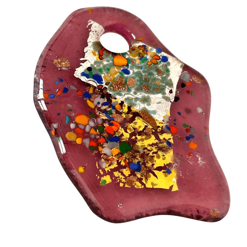 Sigillo della Memoria Aurica - Talismano in Vetro di Murano rjthw8-is