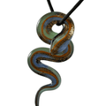 Serpente della Trasformazione - Talismano in Vetro di Murano rjthw8-is