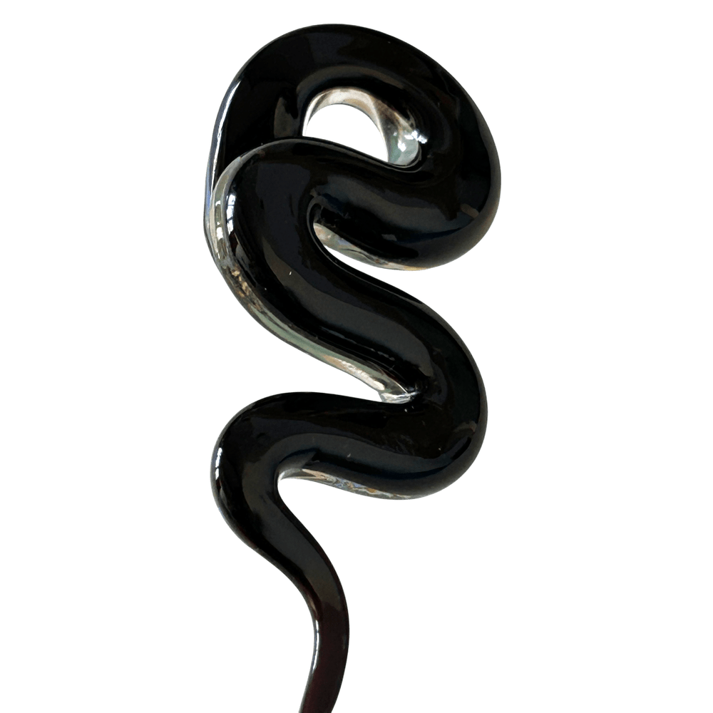 Serpente della Trasformazione - Talismano in Vetro di Murano rjthw8-is