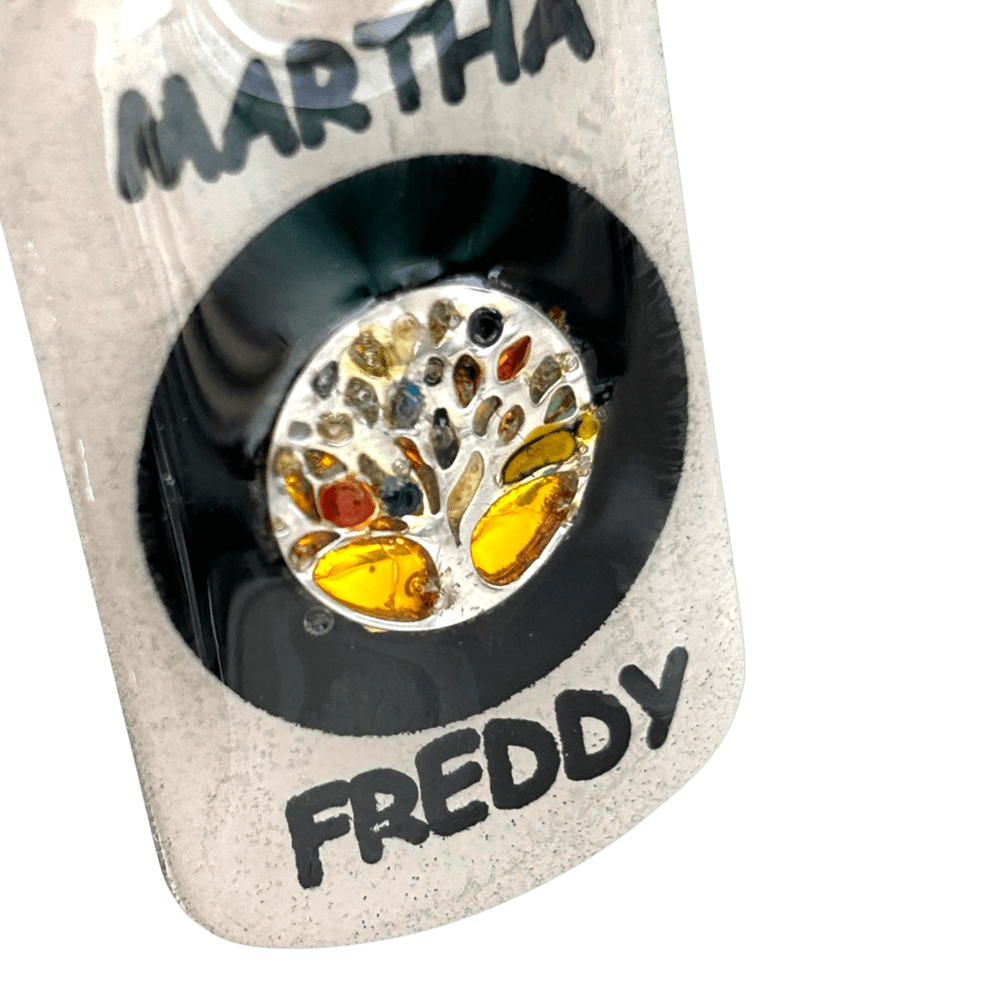Pendente Albero della Vita artigianale con incisione personalizzata - mod. A rjthw8-is