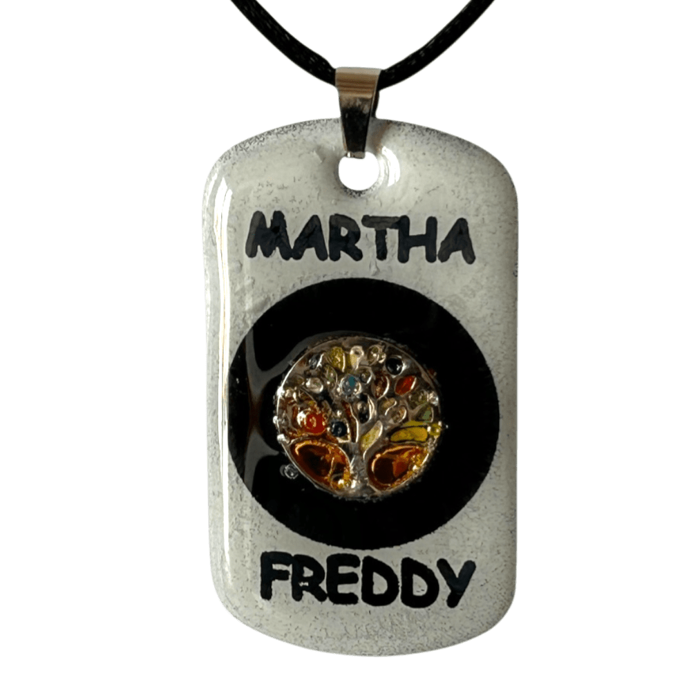 Pendente Albero della Vita artigianale con incisione personalizzata - mod. A rjthw8-is