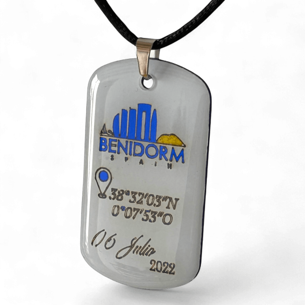 Pendente Coordinate del Cuore - Benidorm personalizzabile rjthw8-is