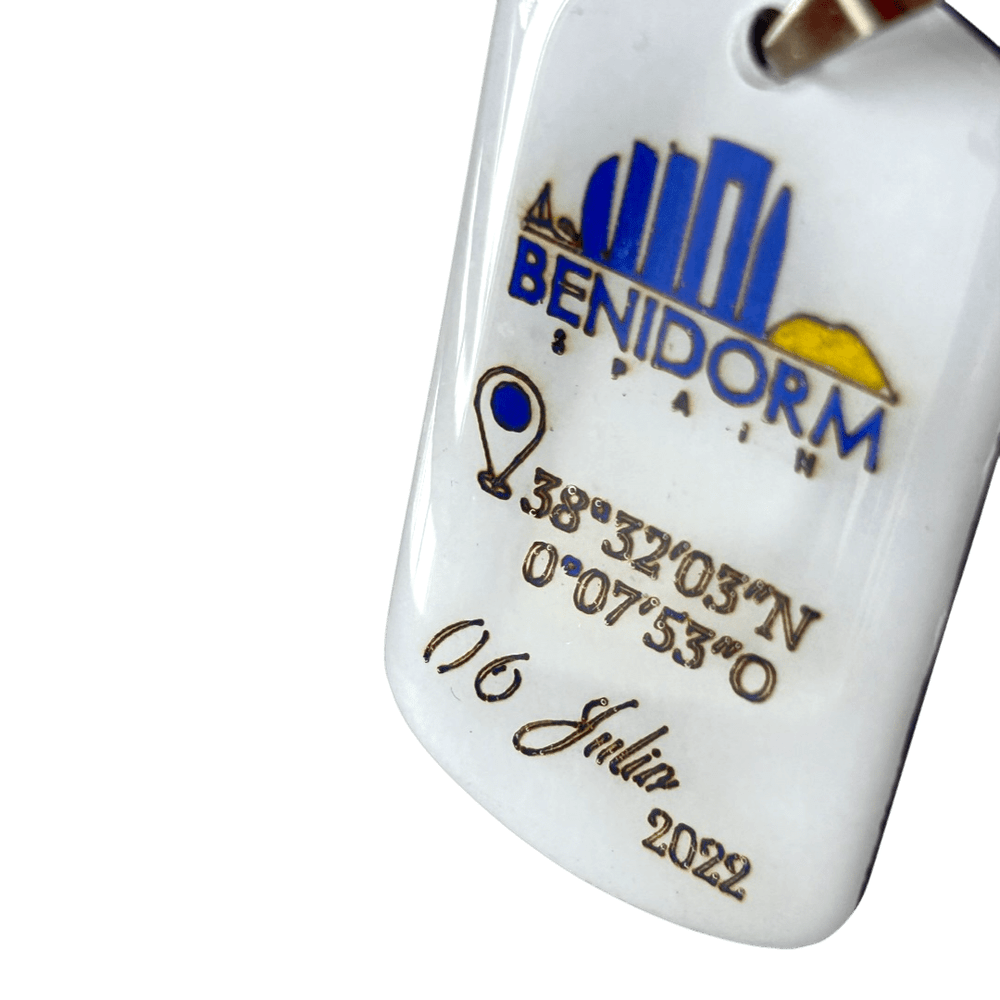 Pendente Coordinate del Cuore - Benidorm personalizzabile rjthw8-is