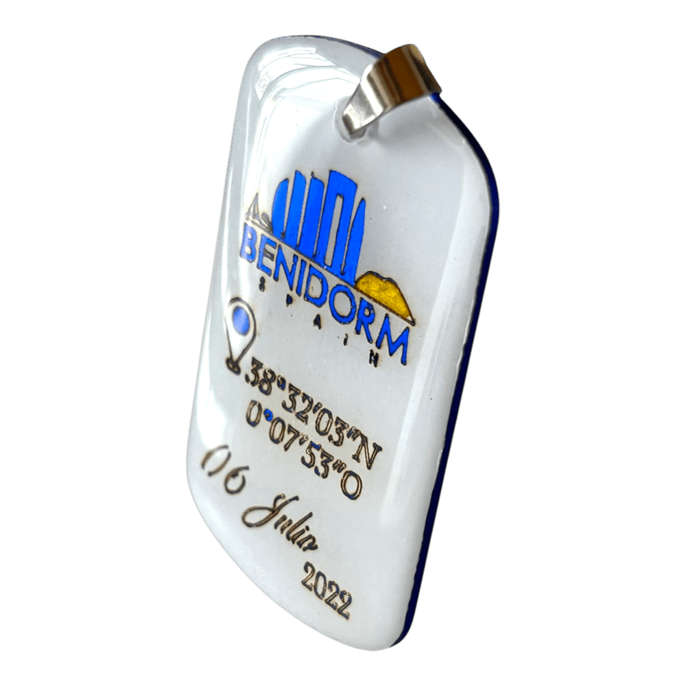 Pendente Coordinate del Cuore - Benidorm personalizzabile rjthw8-is