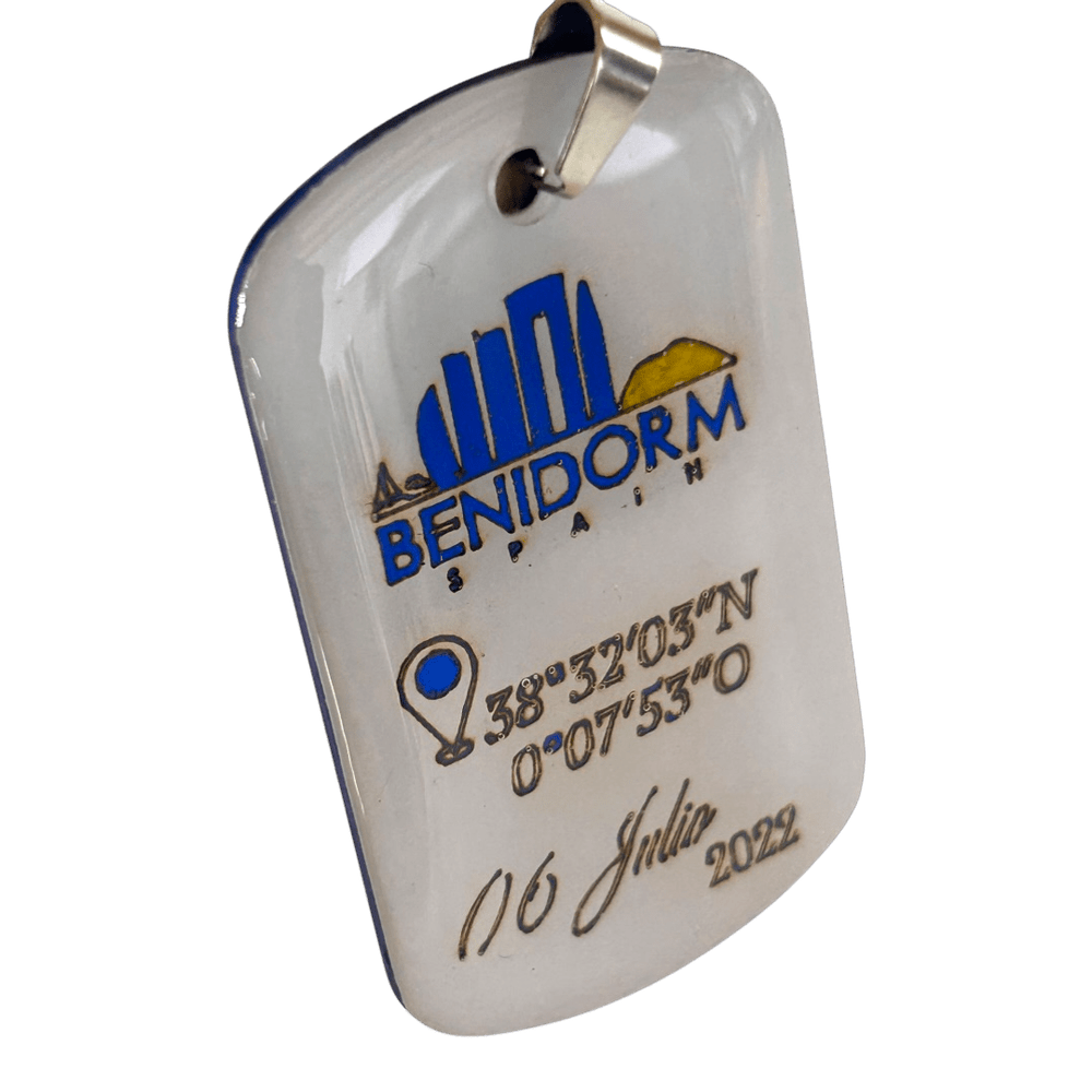 Pendente Coordinate del Cuore - Benidorm personalizzabile rjthw8-is