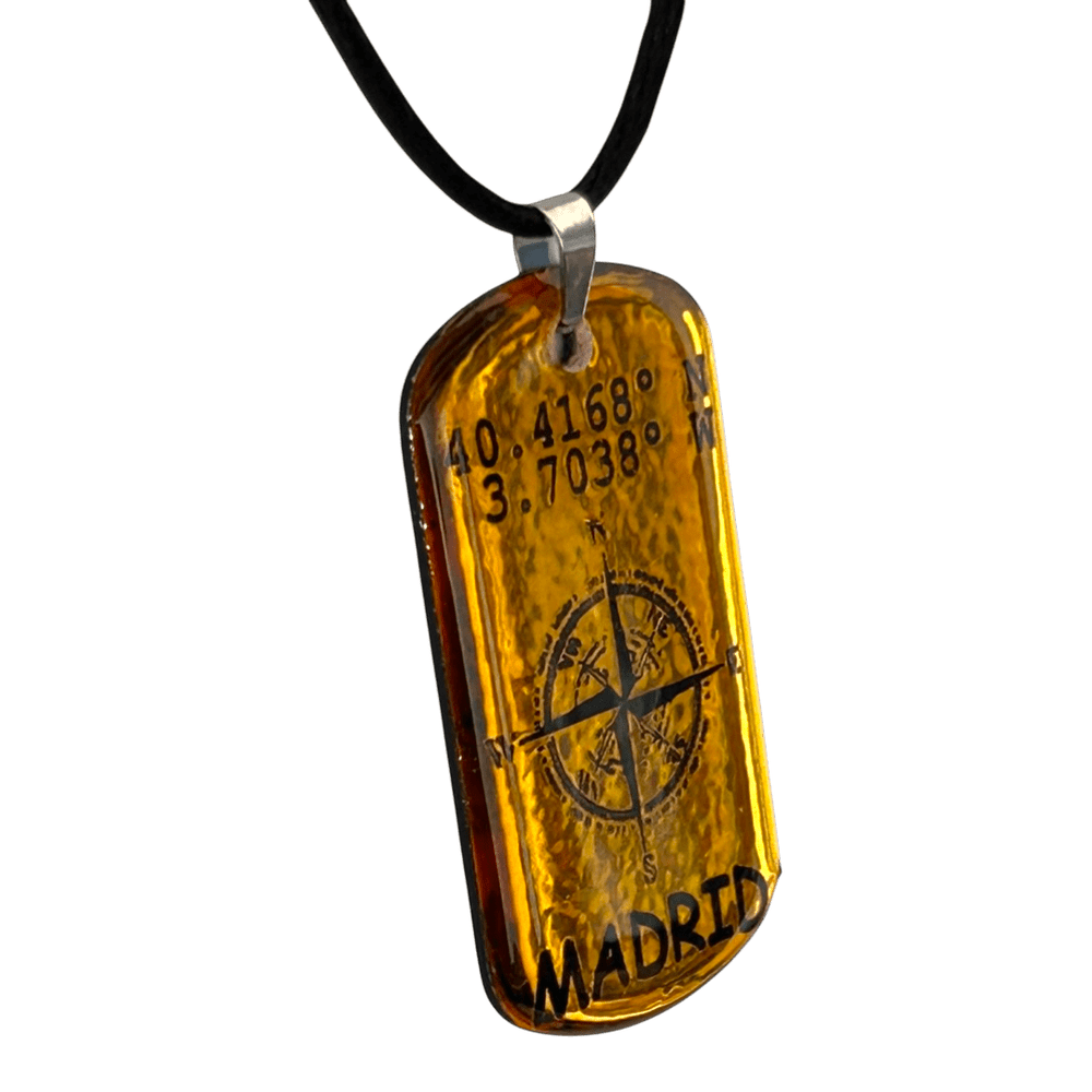 Pendente Coordinate del Cuore - Madrid personalizzabile rjthw8-is