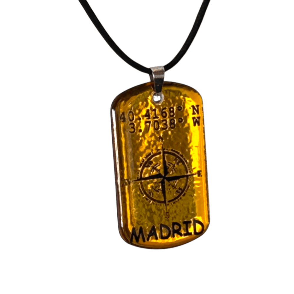 Pendente Coordinate del Cuore - Madrid personalizzabile rjthw8-is