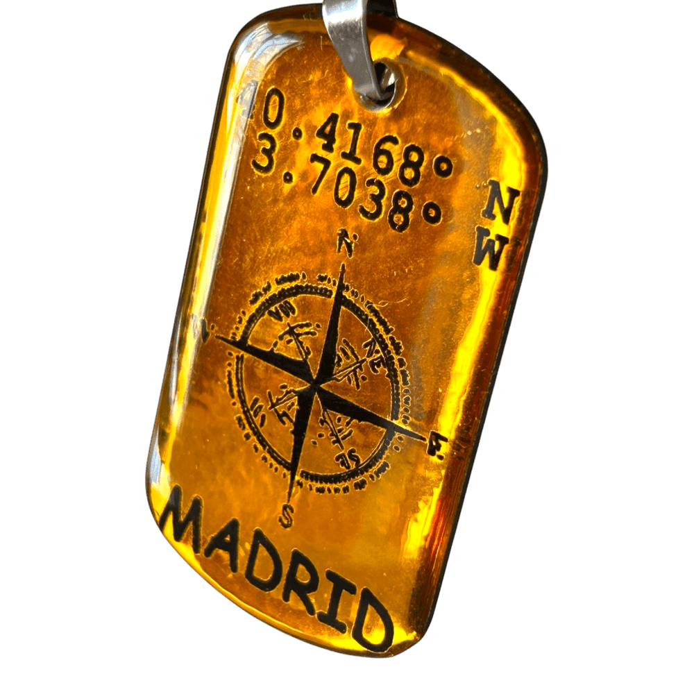 Pendente Coordinate del Cuore - Madrid personalizzabile rjthw8-is