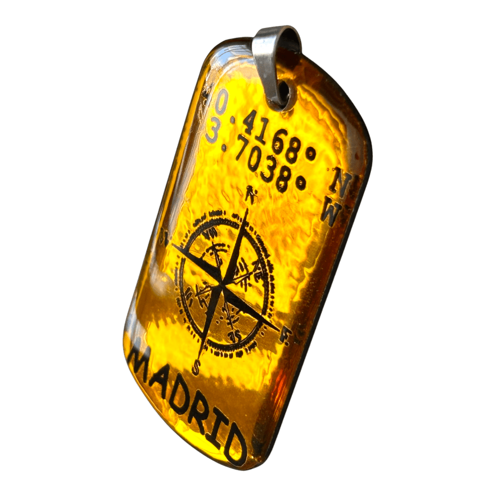 Pendente Coordinate del Cuore - Madrid personalizzabile rjthw8-is