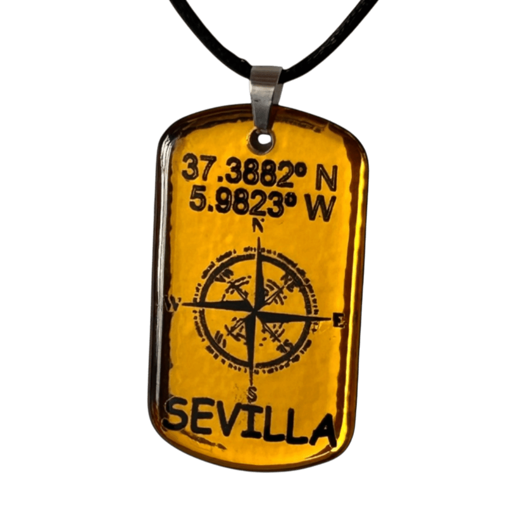 Pendente Coordinate del Cuore - Siviglia personalizzabile rjthw8-is