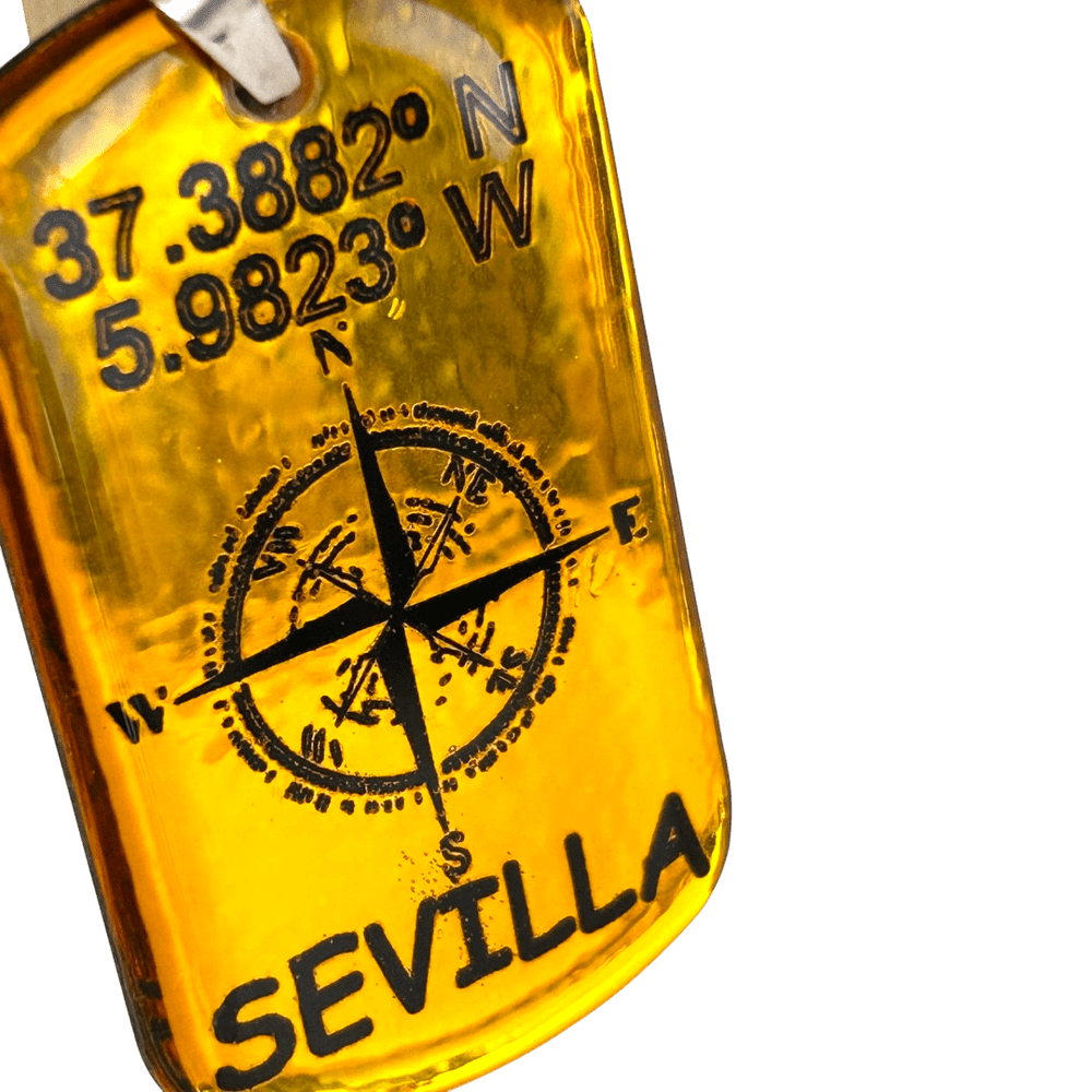 Pendente Coordinate del Cuore - Siviglia personalizzabile rjthw8-is